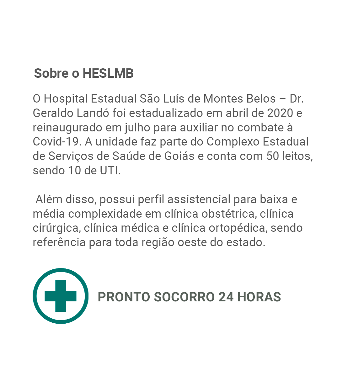 HESLMB realiza primeira edição da SIPAT - Hospital Estadual São Luís de  Montes Belos – Dr. Geraldo Landó